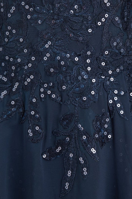 Robe Chic Longue Émeraude Élégante - gallery 4