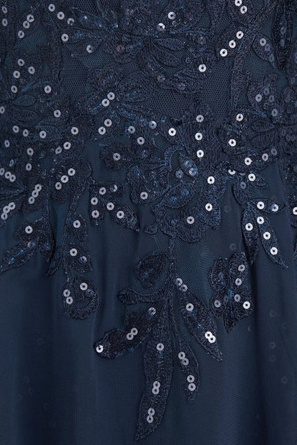 Robe Chic Longue Émeraude Élégante - gallery 4