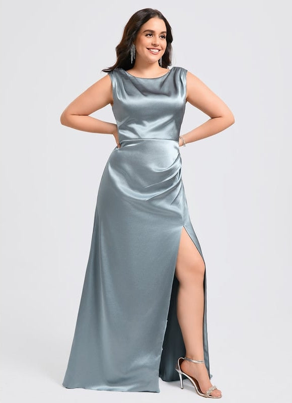 Robe En Soie Chic Longue Mariage - gallery 8
