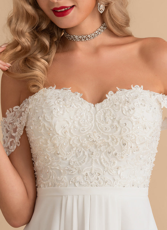 Robe De Plage Blanche Dentelle Boho Boheme Chic - gallery 3