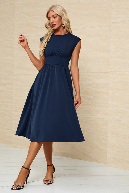 Robe Chic Noire Ajourée - gallery 2