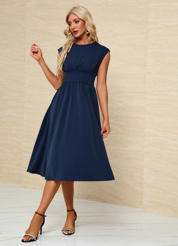 Robe Chic Noire Ajourée - gallery 2
