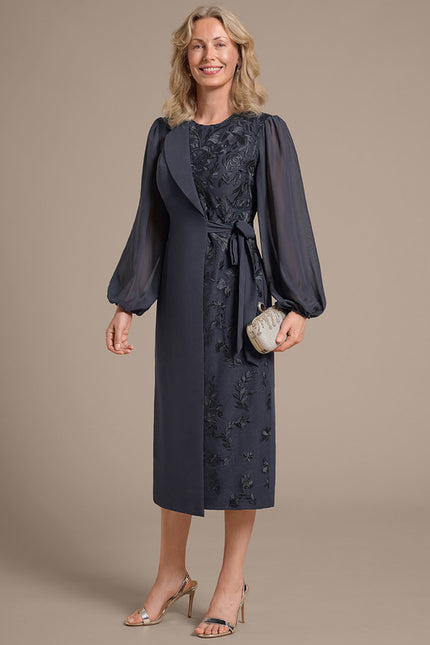 Robe Chic Élégante Brodée - gallery 4