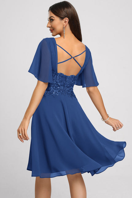 Robe Chic Aérienne Écarlate - gallery 4