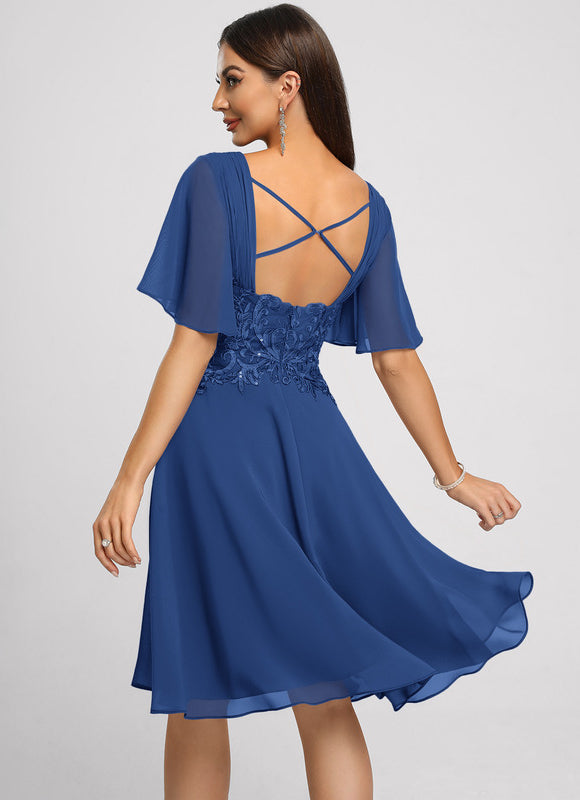 Robe Chic Aérienne Écarlate - gallery 4