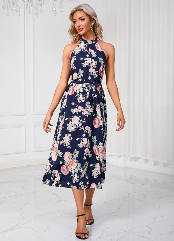 Robe Chic Trapèze Verte - gallery 8