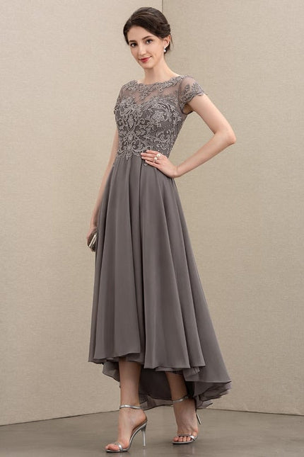 Robe Chic Illusion Grise - gallery 4