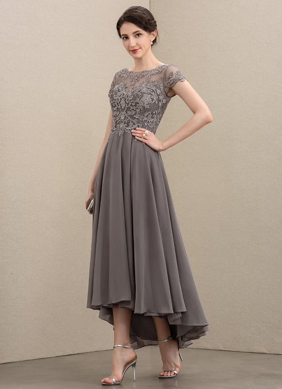 Robe Chic Illusion Grise - gallery 4