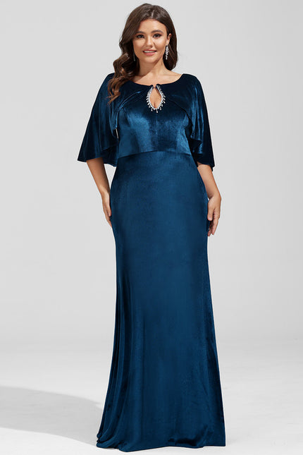 Robe Chic Bleu Canard Élégante - gallery 7