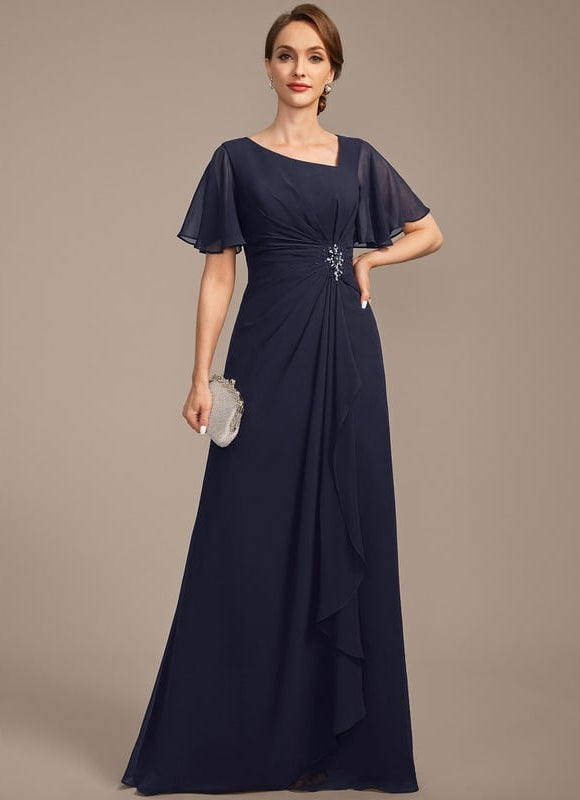 Robe Chic Mousseline Céleste