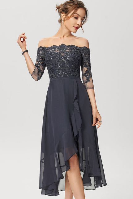 Robe Chic Asymétrique Éclatante