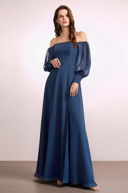 Robe Chic Mousseline Émeraude - gallery 2