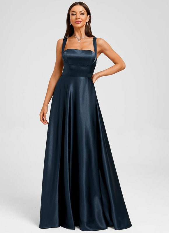 Robe Chic Soirée Satin Élégante - gallery 4