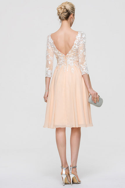 Robe Chic Chiffon Éclatante - gallery 6