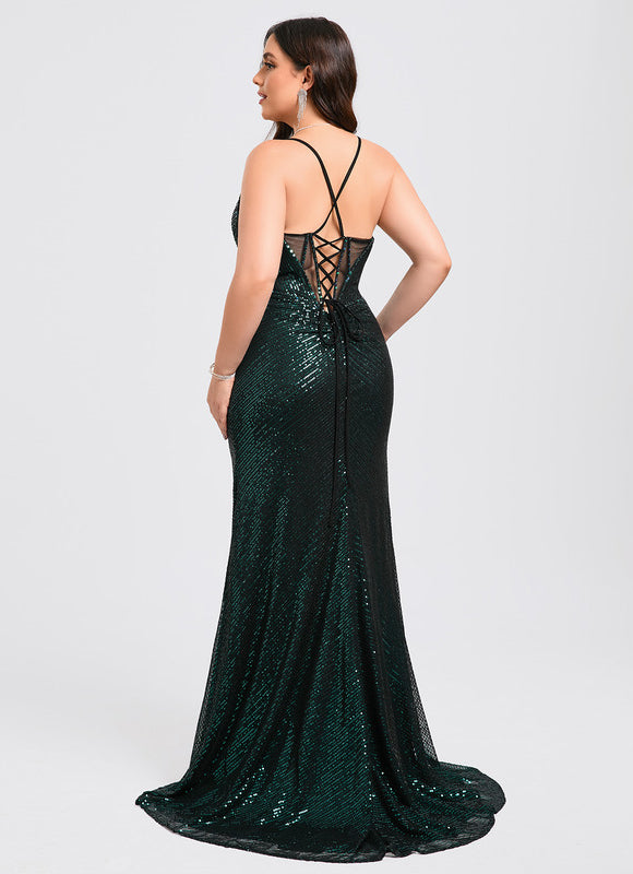 Robe Chic Sirène Pailletée - gallery 6