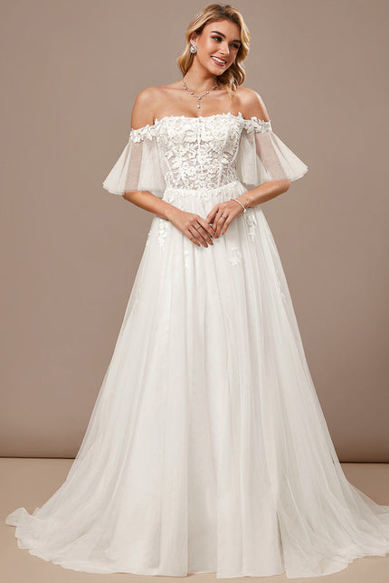 Robe Chic Mariée Tulle Étoilé - gallery 1