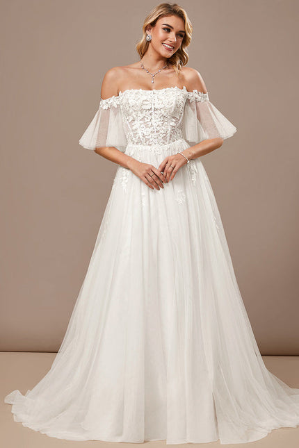 Robe Chic Mariée Tulle Étoilé - gallery 1
