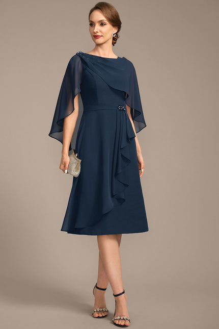 Robe Chic Bleu Élégant - gallery 3