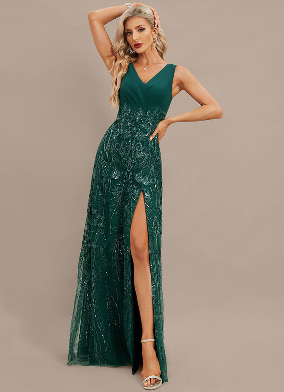 Robe De Soirée Chic Bleu