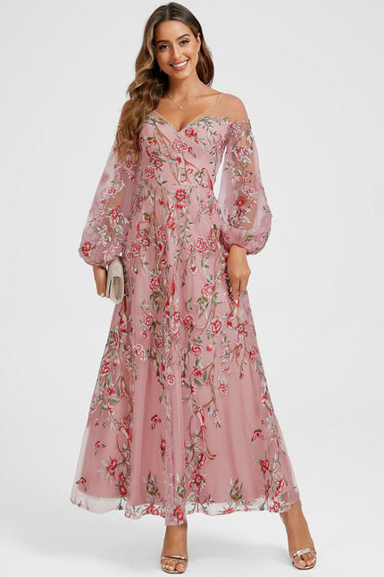Robe Chic Noire Florale - gallery 5
