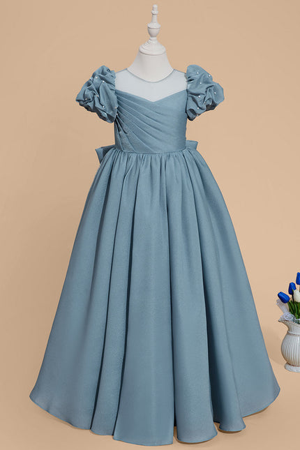 Robe Chic Bleu Doux Élégant