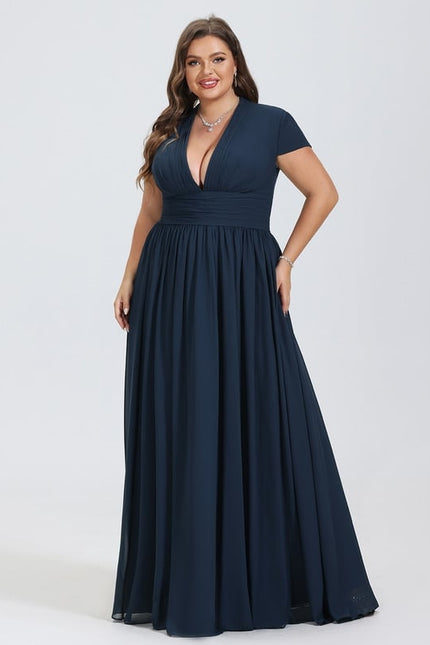 Robe Chic Longue Verte Fluide - gallery 7