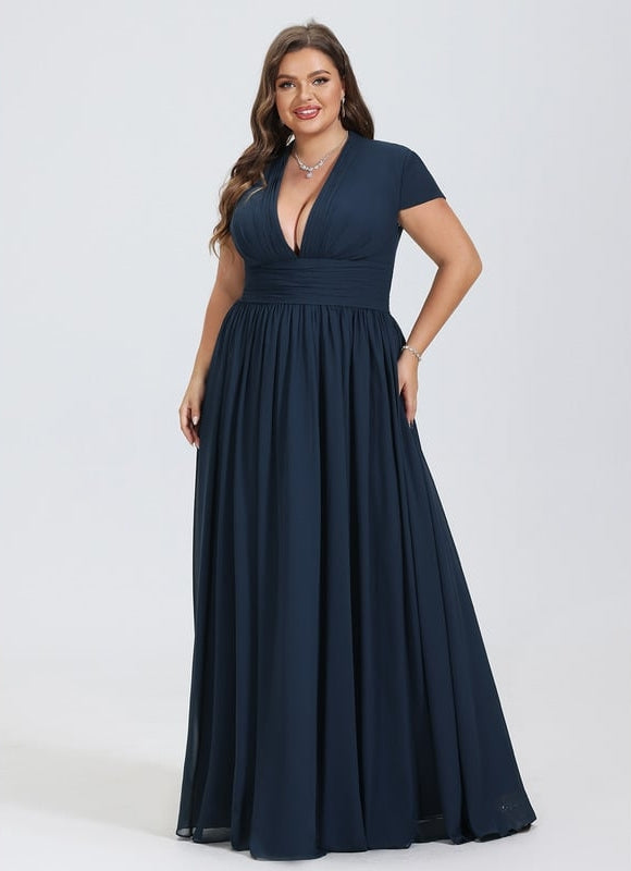 Robe Chic Longue Verte Fluide - gallery 7
