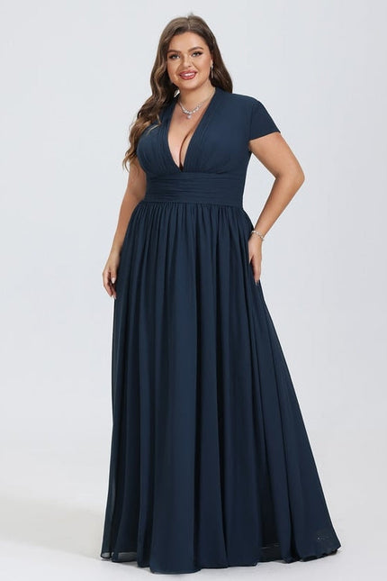 Robe Chic Longue Verte Fluide - gallery 7