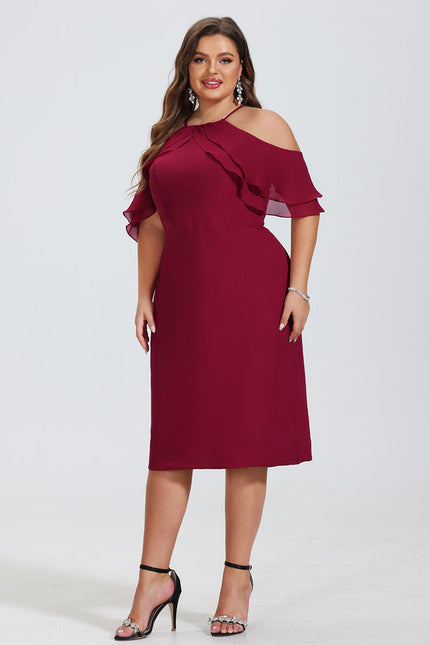 Robe Chic Cocktail Volants - gallery 6