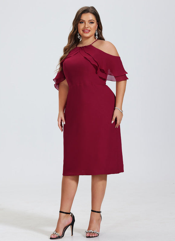 Robe Chic Cocktail Volants - gallery 6