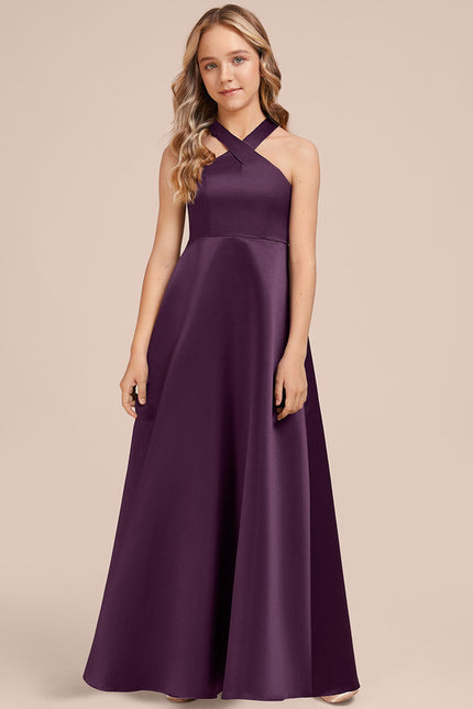 Robe Chic Satinée Prune