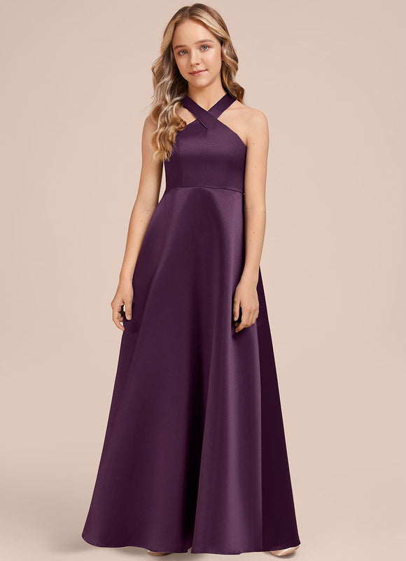 Robe Chic Satinée Prune