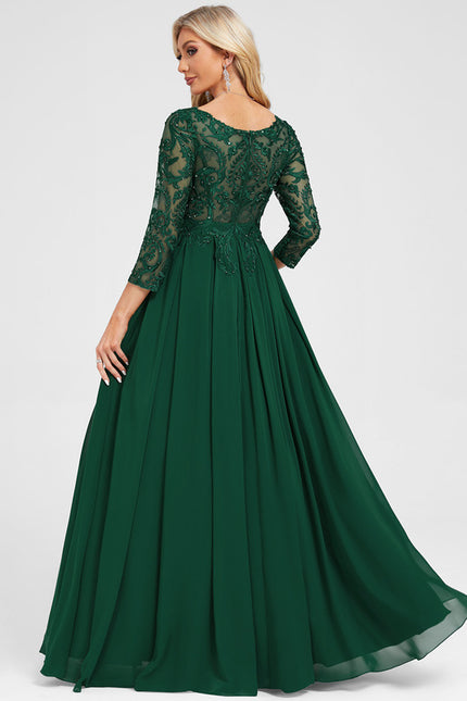 Robe Chic Émeraude Élégante - gallery 3