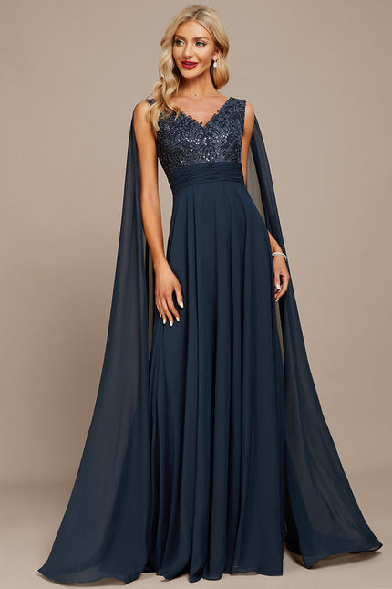 Robe Chic Longue Émeraude Élégante