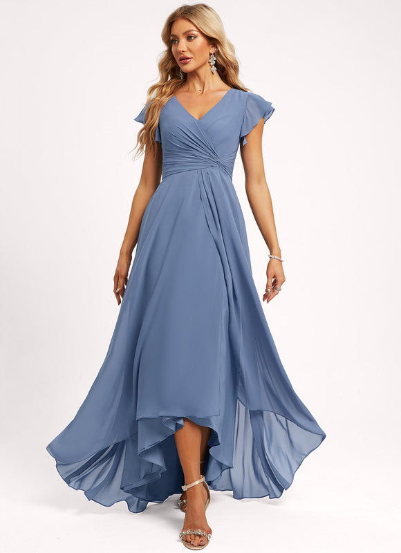Robe Chic Fluide Bleu Nuit - gallery 2