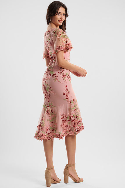 Robe Chic Évasée Brodée - gallery 4