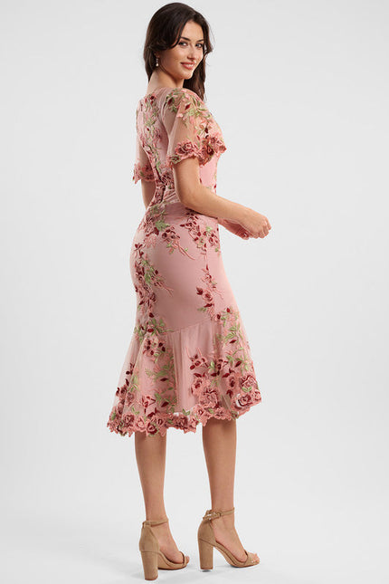 Robe Chic Évasée Brodée - gallery 4