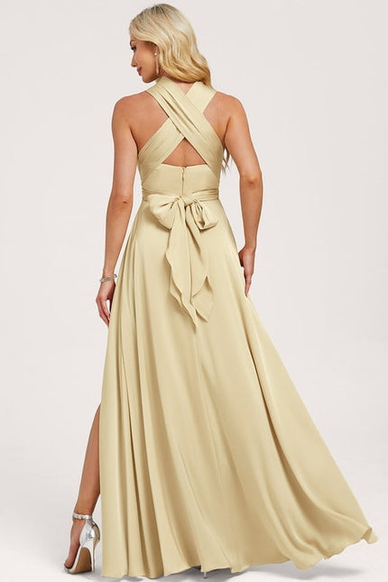 Robe Chic Satin Sable - gallery 2