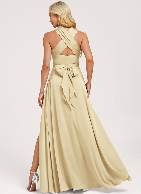 Robe Chic Satin Sable - gallery 2