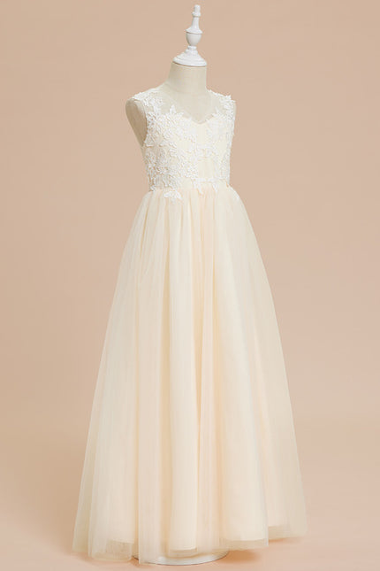 Robe Chic Enfant Écrue - gallery 3