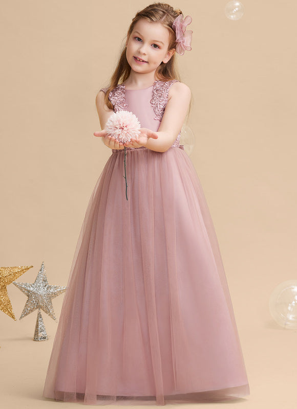 Robe Bohème Chic Dentelle Rose - gallery 1