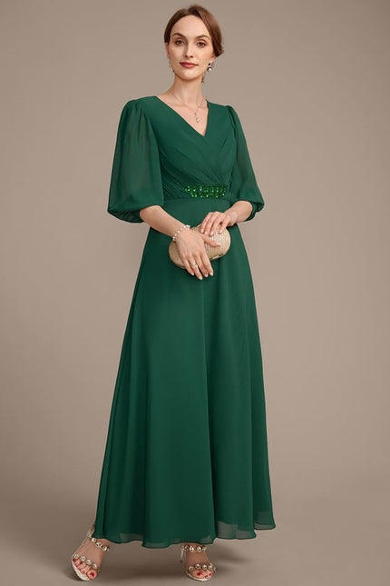Robe Chic Mère Émeraude - gallery 5