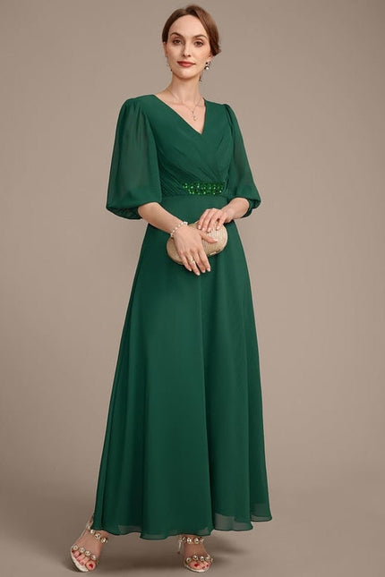 Robe Chic Mère Émeraude - gallery 5