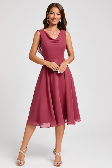 Robe Chic Violet Flottant - gallery 7