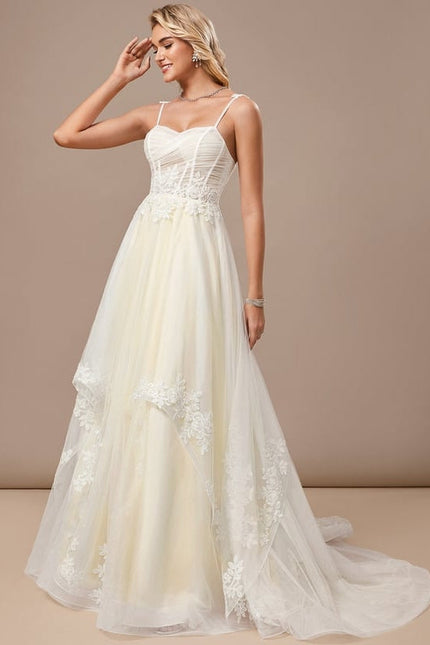 Robe Chic Tulle Ivoire - gallery 2