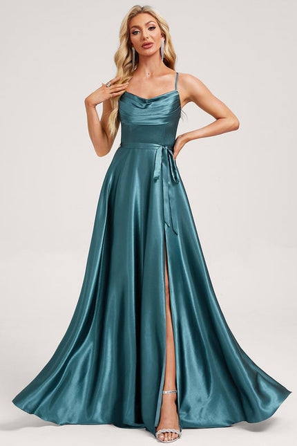 Robe Chic Élégance Satinée