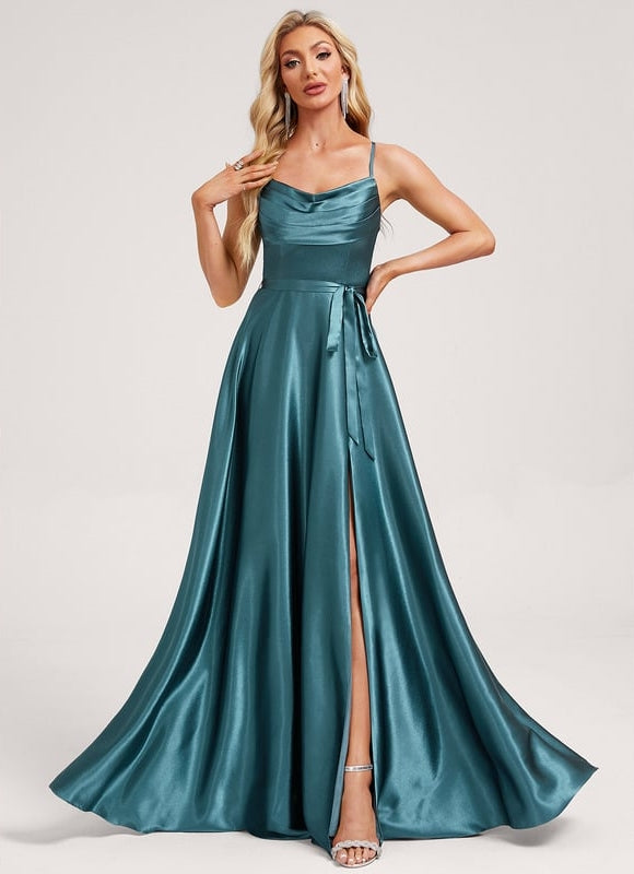 Robe Chic Élégance Satinée