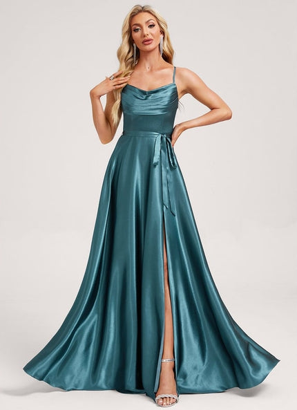 Robe Chic Élégance Satinée