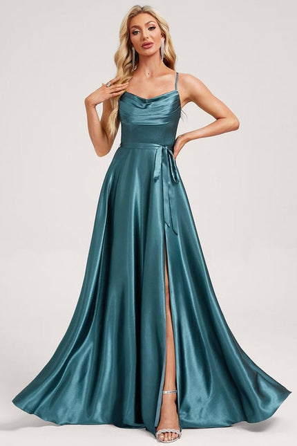 Robe Chic Élégance Satinée