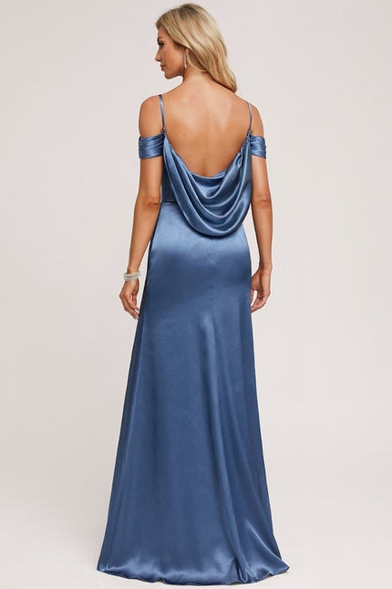 Robe Chic Satinée Aérienne - gallery 1